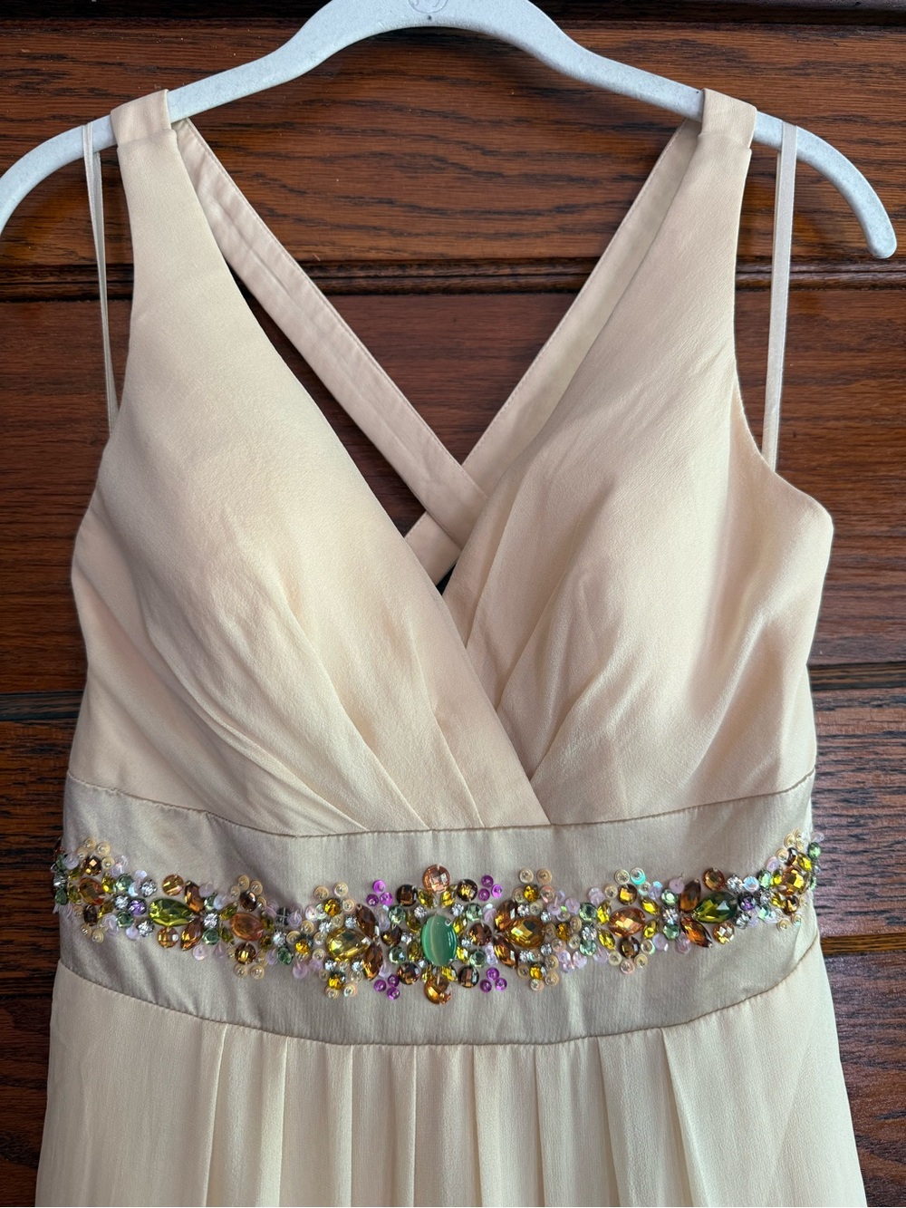 VINTAGE Y2K 100% Silk Beaded Dress Fairy Fairycore Whimsical Basix Black Label 2 - Picture 2 of 11